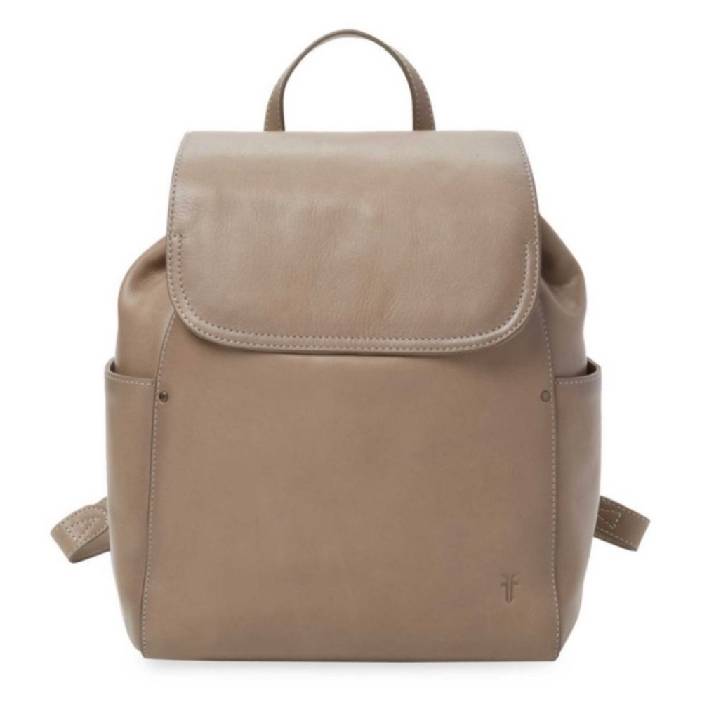 Frye Olivia taupe leather backpack